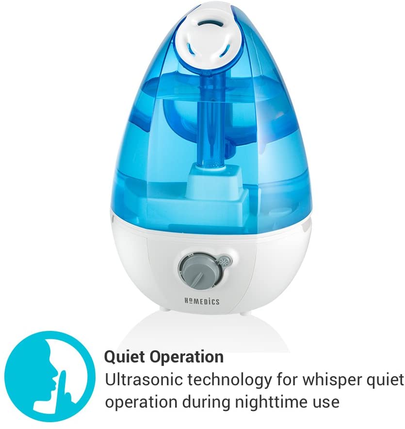 Máy tạo độ ẩm công nghệ siêu âm, khử khuẩn UV UHE-CM25D, thương hiệu Homedics-hàng nhập khẩu