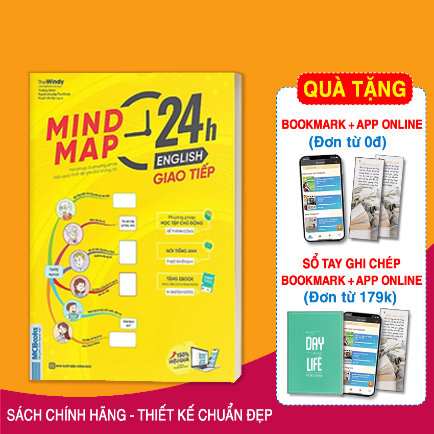 Mind Map 24h English - Học Tiếng Anh Giao Tiếp Thực Chiến Cực Kỳ Hiệu Quả Thông Qua Sơ Đồ Tư Duy