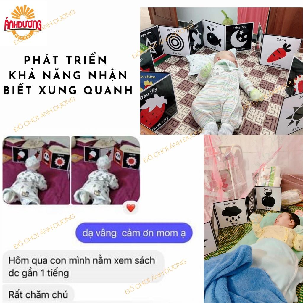 Tranh Thị Giác Đen Trắng Cho Bé- Giúp Phát Triển Giác Quan Và Não Bộ