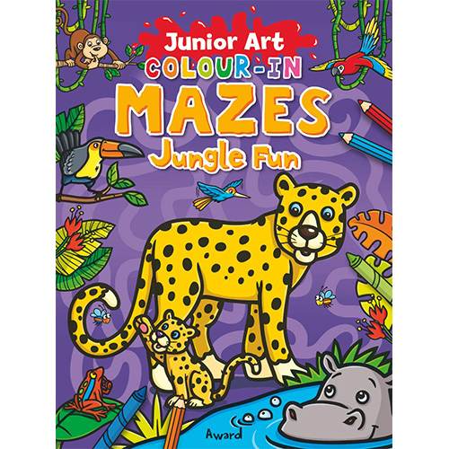 Junior Art Colour-in Mazes: Jungle Fun