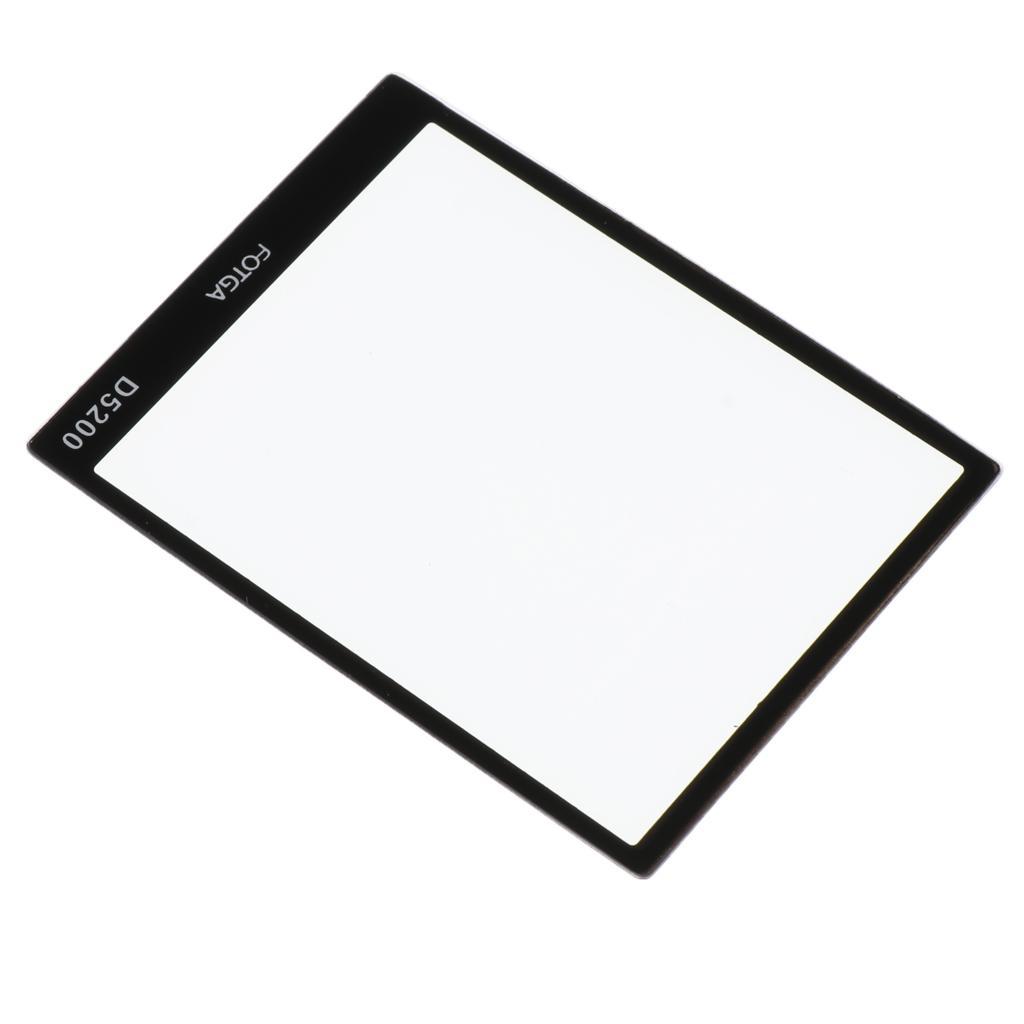 8H Tempered Glass LCD Screen Protector Film for D5200 Digital Camera
