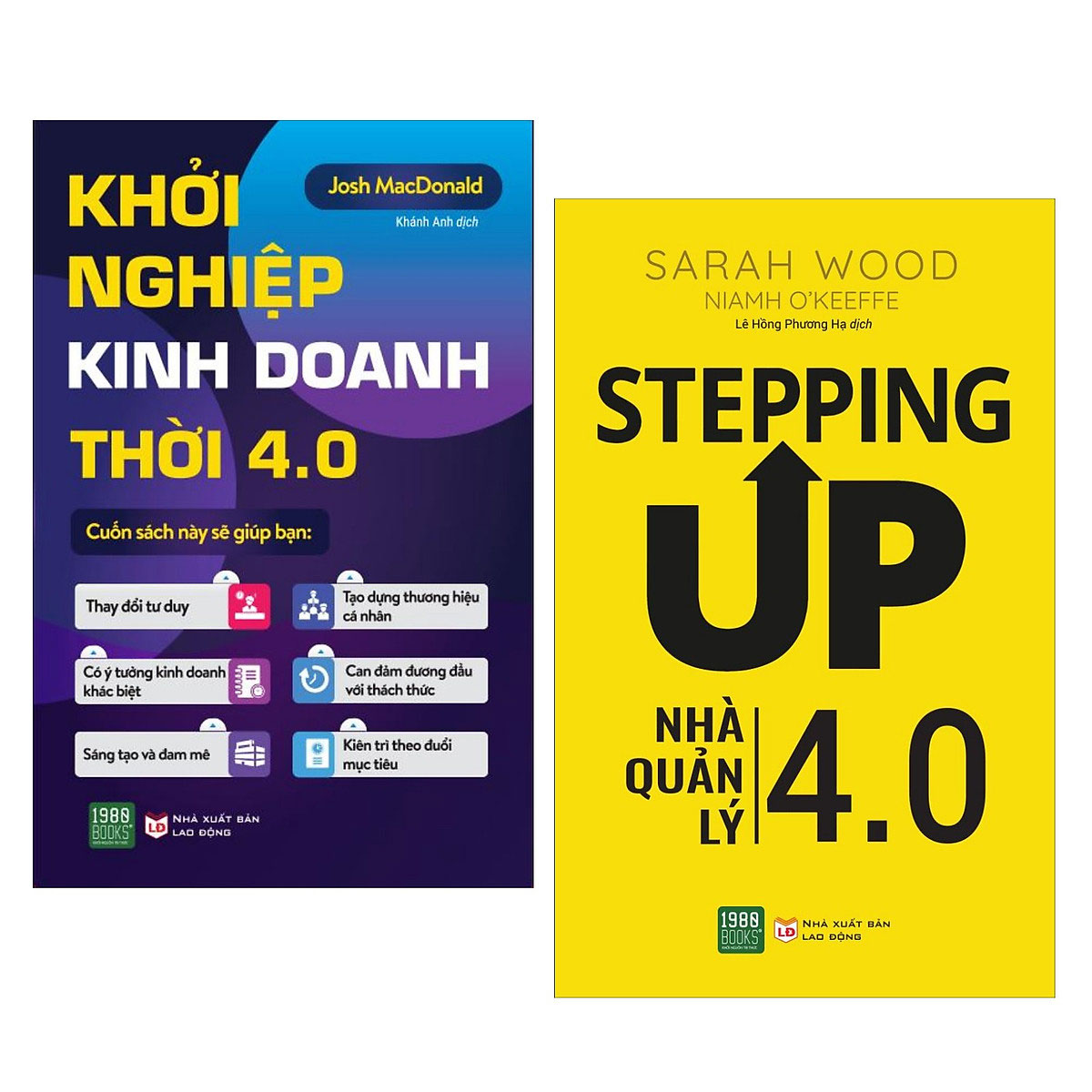 Combo Khởi Nghiệp Kinh Doanh Trong Thời 4.0 + Nhà Quản Lý 4.0 (Bộ 2 Cuốn)