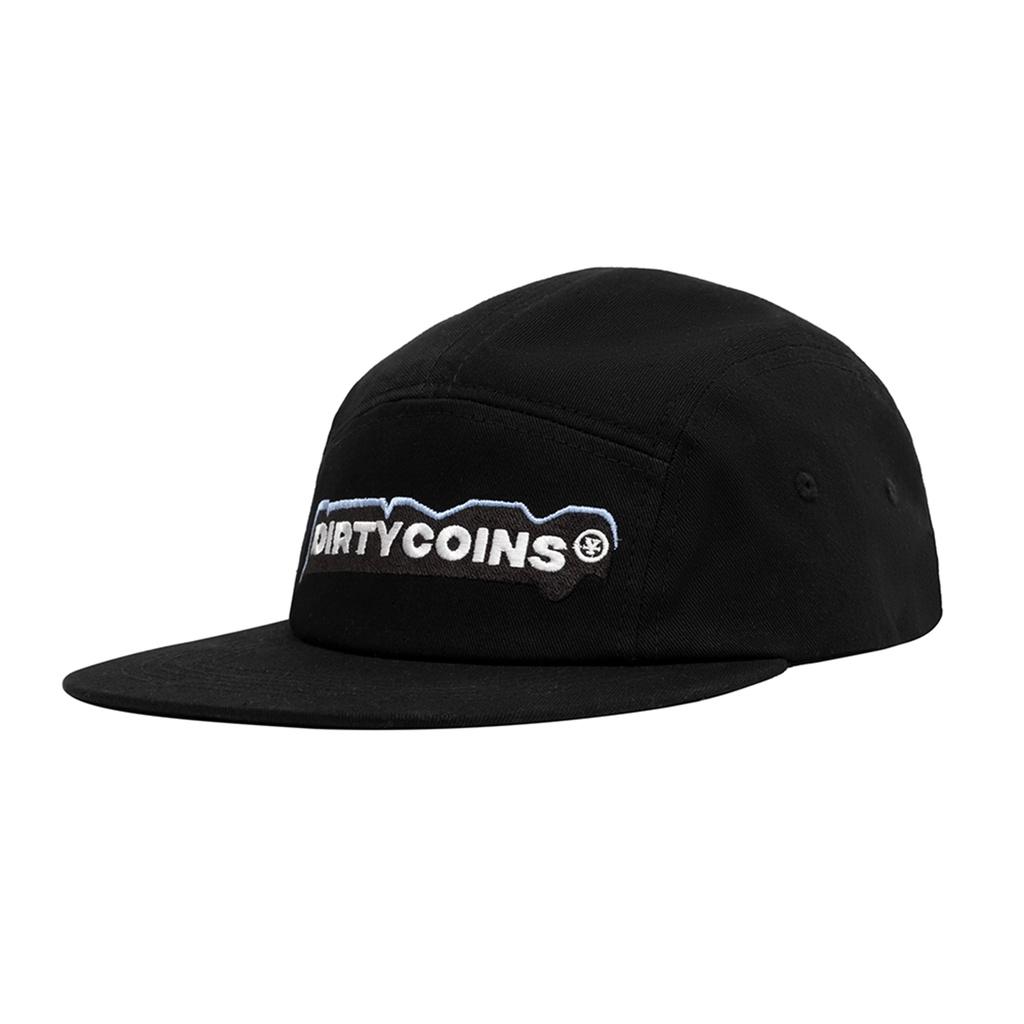 DirtyCoins Nón 5 Panels Cap - Black