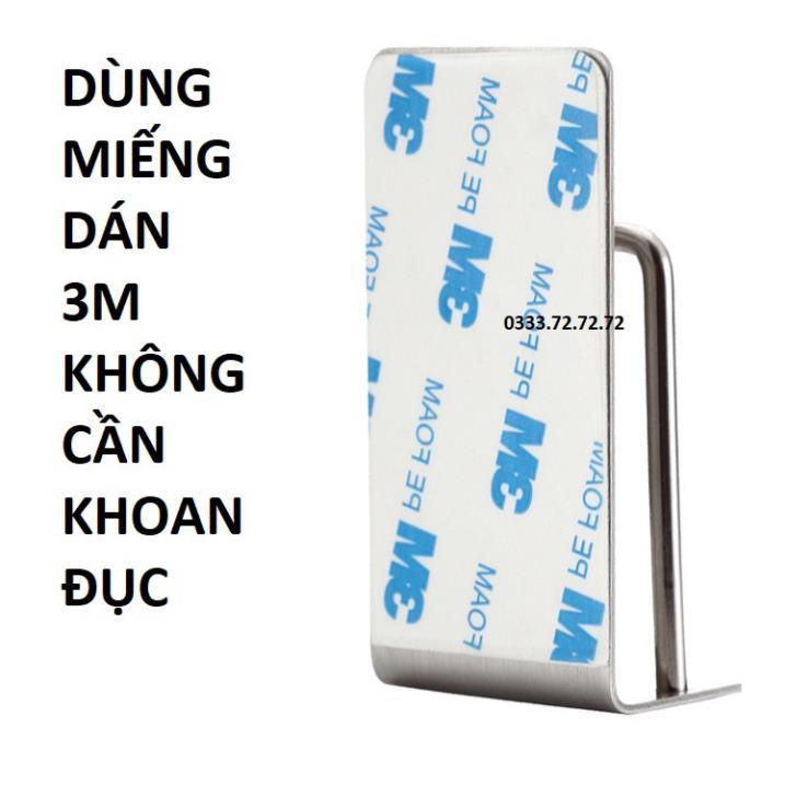 Kệ Để Bàn Chải Đánh Răng Inox 304 Không Gỉ, Dán Tường Không Khoan Đục, Móc Dán Chịu lực, Sang Trọng, Dễ Dàng Sử Dụng. TakyHome 4011