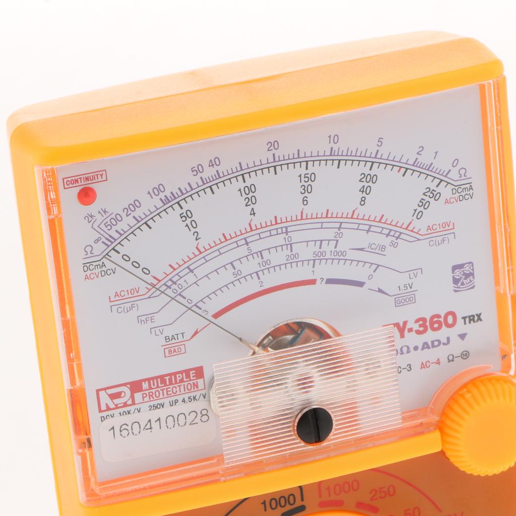 Digital Multimeter, TY360 Magnetic Pointer, Measure Voltage, Current, Resistance Diode Tester Meter