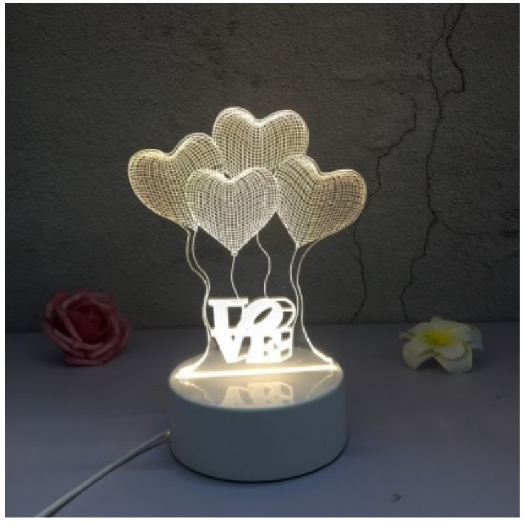 Đèn ngủ 3D Led nhiều mẫu hình cực đẹp, đèn ngủ thích hợp làm quà tặng quà sinh nhật