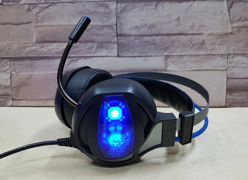 Tai nghe gaming Wangming M09 4 loa 7.1 USB (Đen) - Hàng Nhập Khẩu