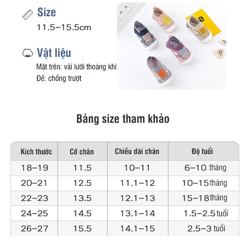 Giày tập đi giày lưới thể thao size 18-25 - 2