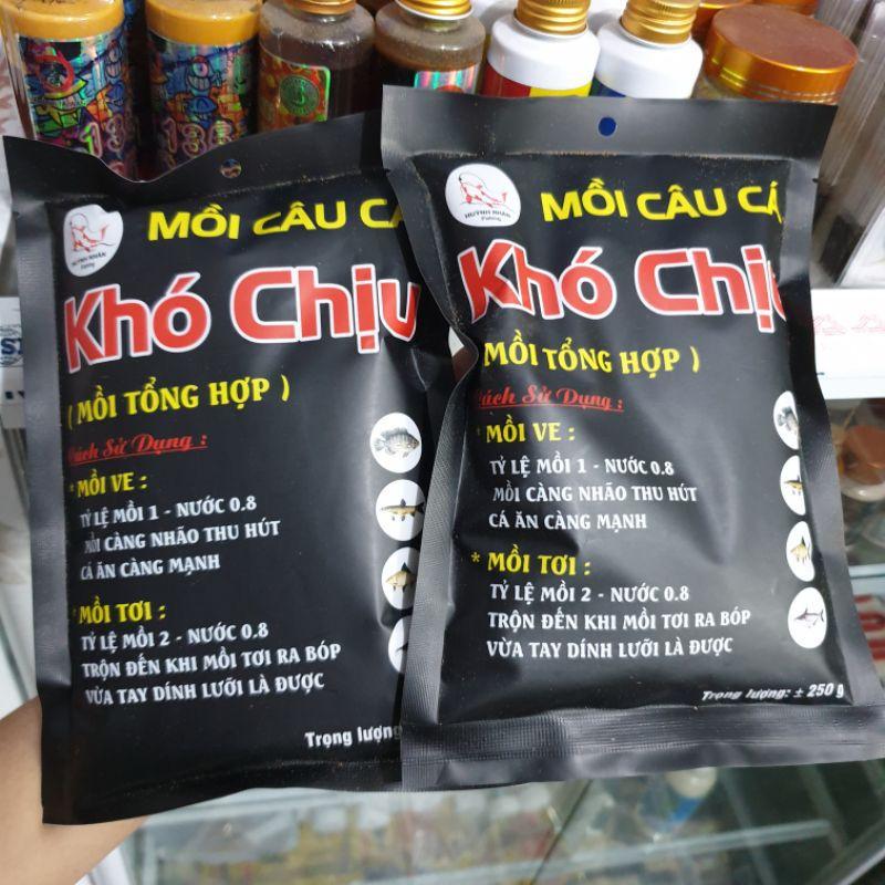 COMBO 2 gói Mồi câu cá Khó Chịu ,Cám Khó Chịu (250gram)