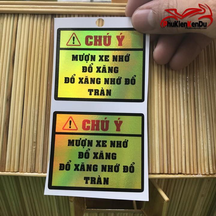 Tem cảnh báo hài hước, vui nhộn đầy đủ mẫu stick