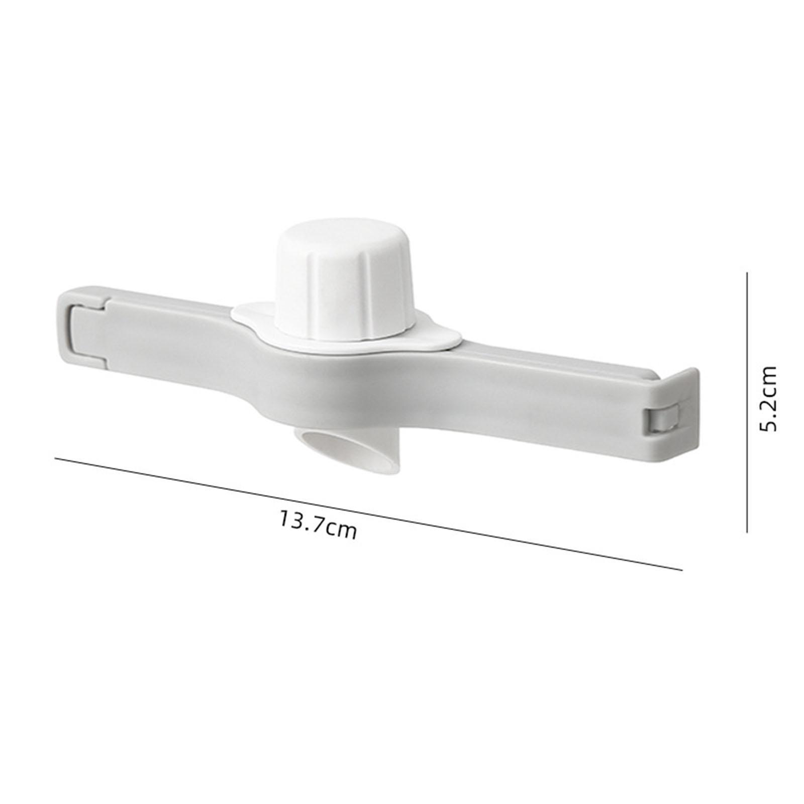 Food Bag Clips with Pour Spout, Kitchen Food Storage Clips, Food Bag Clamp with Spout for Kitchen Supplies