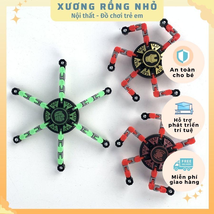 Con quay Spinner 6 chân biến hình, robot thông minh thỏa sức sáng tạo cho bé