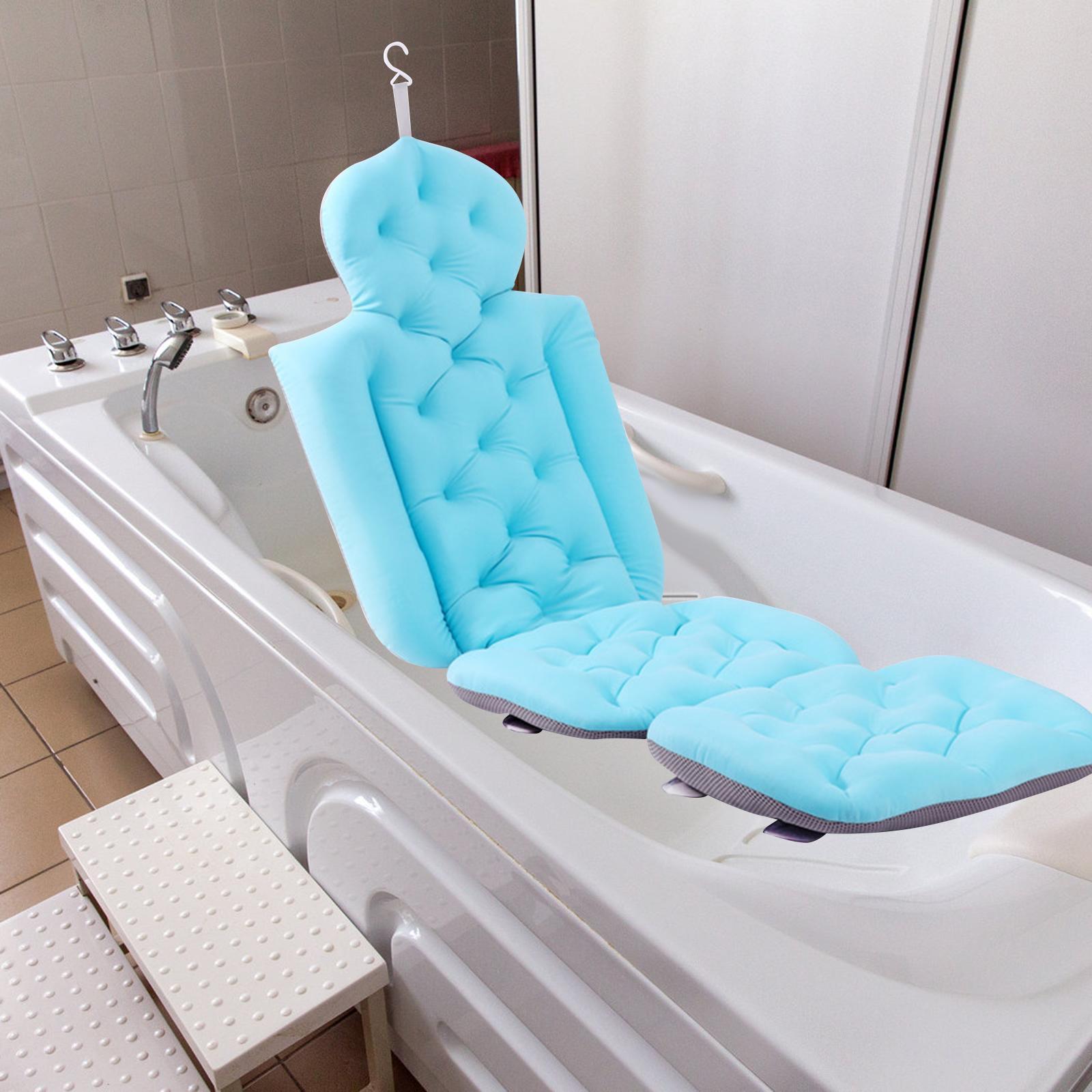 Bath Pillow Comfortable Bathtub Cushion Full Body Mat for SPA Bathroom