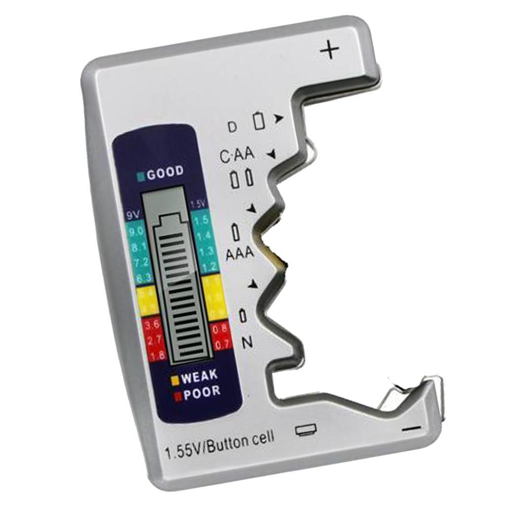 Test Tool Checker for 9V 1.5V Battery Load Tester Analyzer