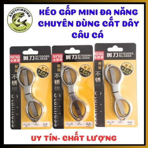 Kéo gấp mini đa năng cao cấp chuyên dùng cắt dây câu cá cắt chì câu đài và dùng trong cuộc sống hàng ngày