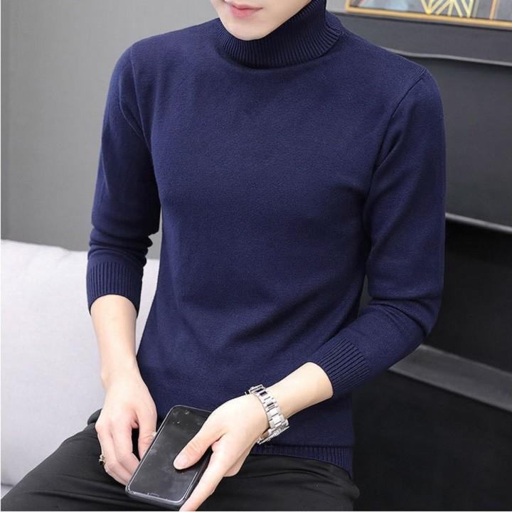 Áo Len Nam Cổ Lọ thời trang nam MENSWEAR chất Len mềm mịn kiểu dáng Hàn Quốc giữ nhiệt phong cách hàn quốc