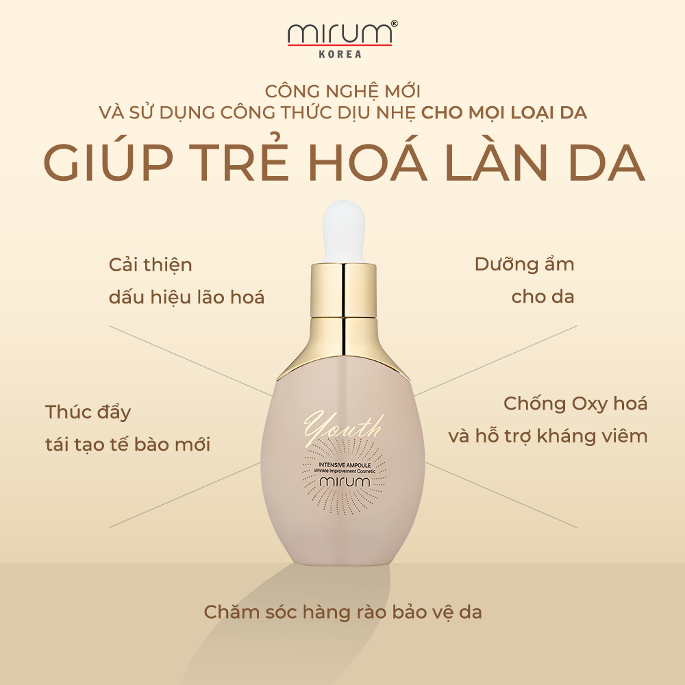 Tinh Chất Trẻ Hoá Da Mirum Dành Cho Da Nhạy Cảm Giúp Làm Dịu Da Dưỡng Ẩm Tăng Đàn Hồi M03 - 35ml