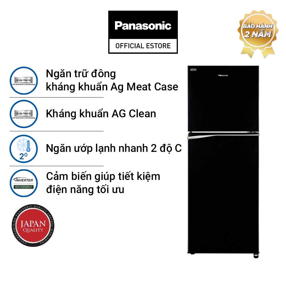 Tủ lạnh Panasonic Inverter 268 lít NR-BL300PKVN - Hàng Chính Hãng