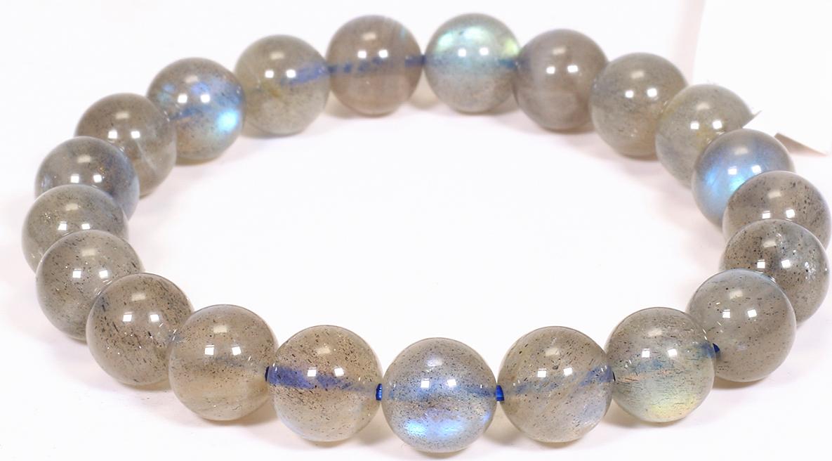Vòng tay phong thủy đá xà cừ xám - Ngọc Quý Gemstones