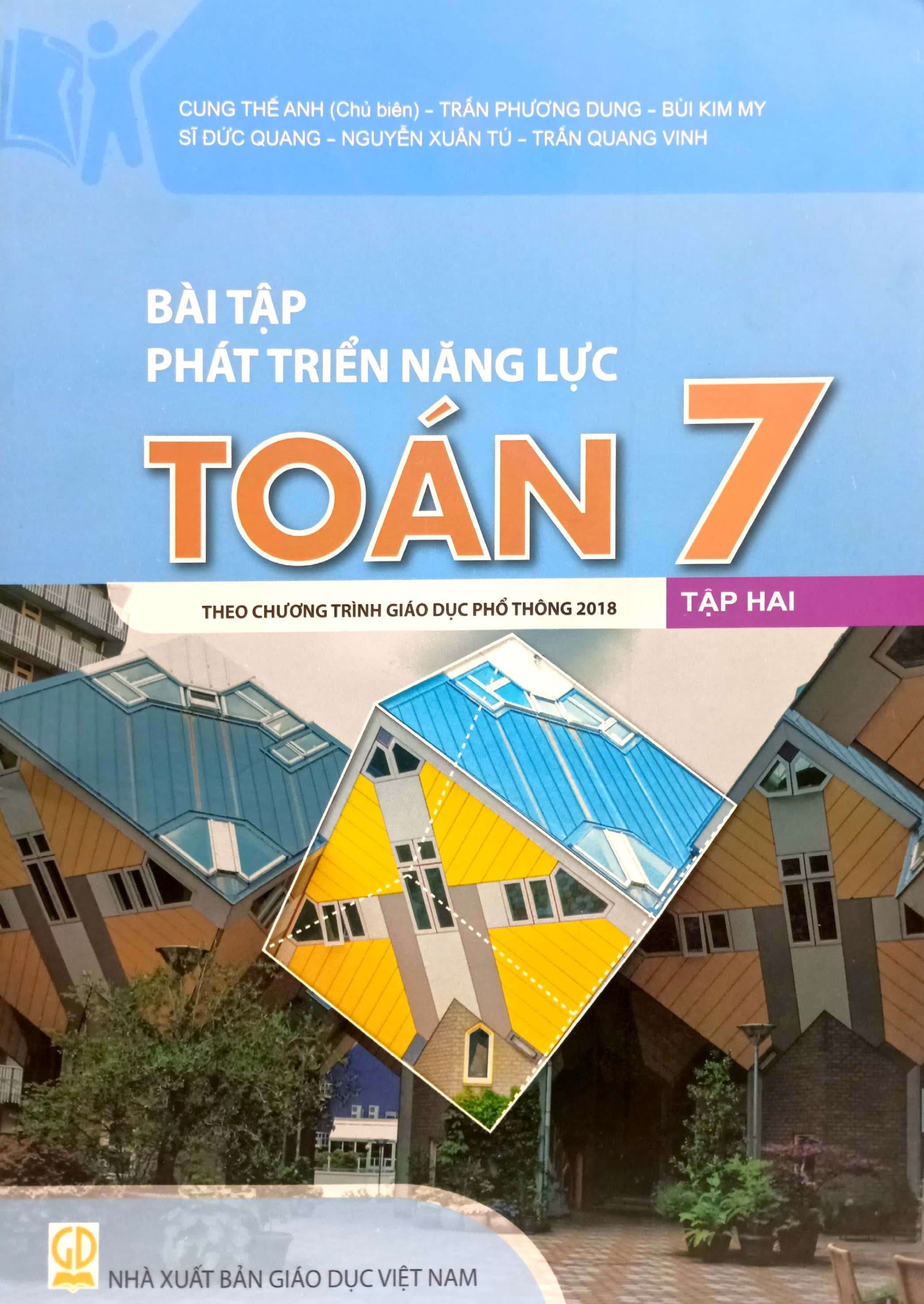 Combo Bài tập phát triển năng lực Toán 7 - Tập 1, 2