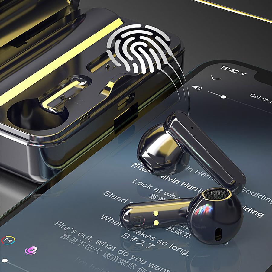 Bluetooth 5.1 Tai Nghe Không Dây Bluetooth Tai Nghe TWS Sạc Điện Thoại 2000 MAh-Tai Điều Khiển Cảm Ứng Tai Nghe Nhét Tai Tai Nghe Dành Cho Xiaomi