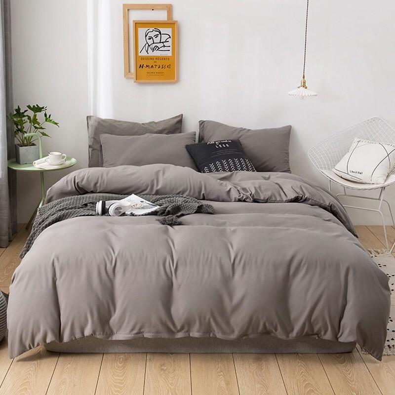 Bộ Set Chăn Ga Cotton Tici Cao Cấp Phong Cách Hàn Quốc Đủ Size Đủ Màu - Không Vỏ Ôm