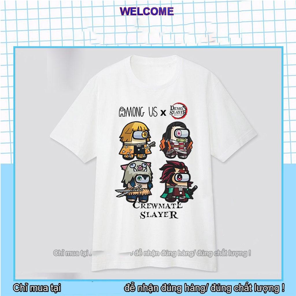 BST Áo Thun KIMETSU NO YAIBA Siêu Đẹp | Áo Phông DEMON SLAYER Tanjirou | Giyuu | Zenitsu | Nezuko Tshirt