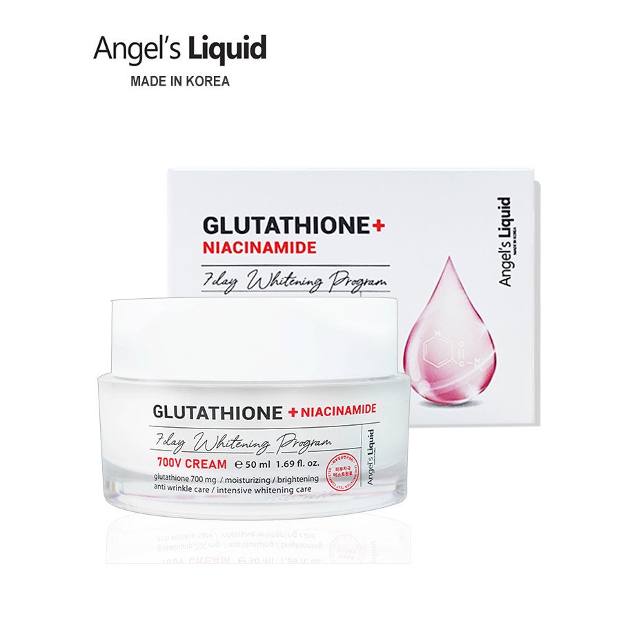 Kem dưỡng hỗ trợ trị nám truyền trắng Angel's Liquid Glutathione Plus Niacinamide 700 V Cream 50ml