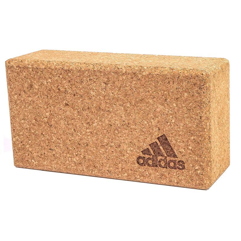 Gạch tập yoga gỗ bần Adidas ADYG-20100CORK (Tặng kèm dây đai LK25)