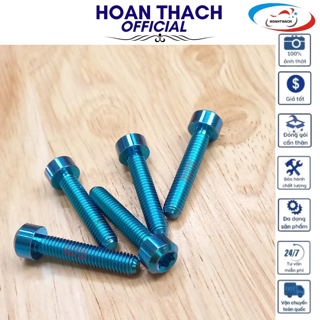 Ốc 6L25 Trụ Xanh Lục Bảo Dùng cho nhiều dòng xe SP016464 (giá 1 con)