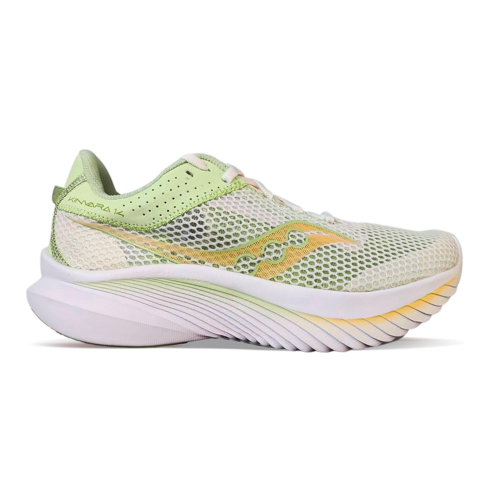 Giày Chạy Bộ Nữ Saucony Kinvara 14 - White/Green