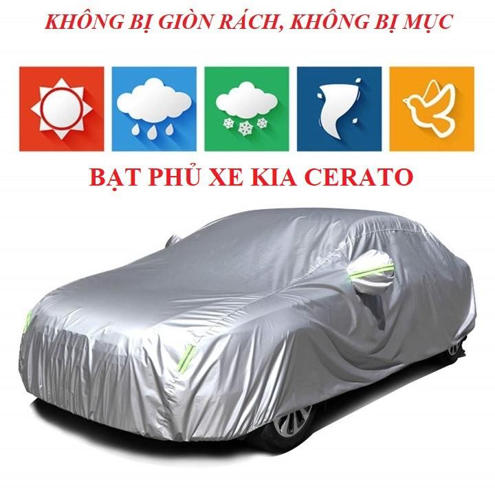 Bạt phủ ô tô, áo trùm xe, bạt che nắng mưa VẢI DÙ DÀNH RIÊNG XE KIA CERATO