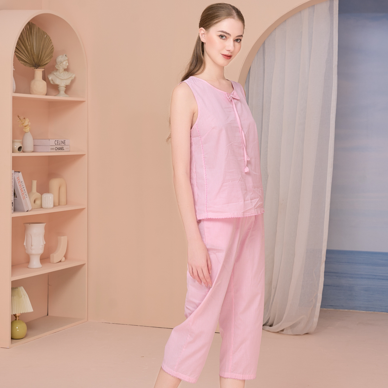 Bộ Đồ Kate Lửng Nữ Vincy Thoáng Mát BKL090S31