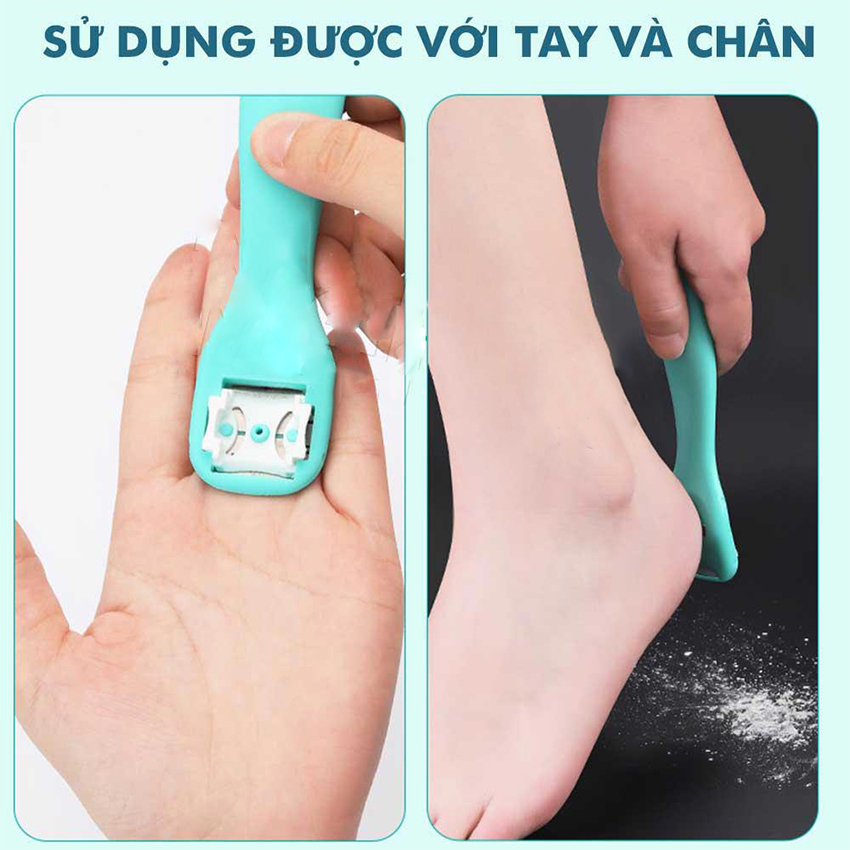 Bộ dụng cụ chăm sóc tay chân 6in1 cao cấp chà gót chân, tẩy tế bào da chêt chai sần, nứt nẻ ở gót chân, lòng bàn tay, bấm dũa móng lấy khóe đa năng chuyên dụng tại nhà