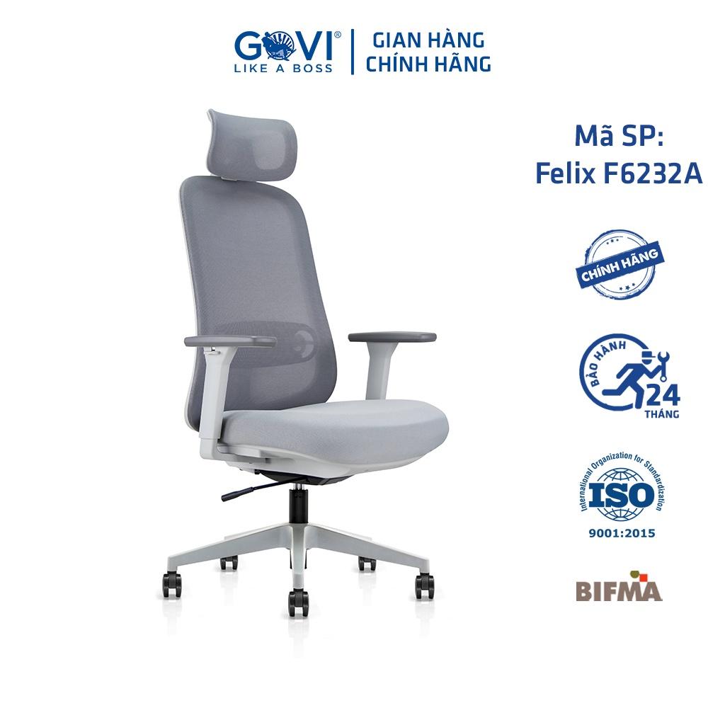 Ghế công thái học GOVI Ergonomic Felix F6232A-HS Thiết kế bảo vệ sức khỏe