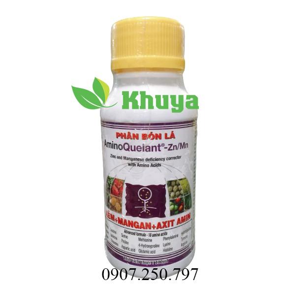 Phân bón lá Growmore AminoQuelant Zn Mn 100ml Cung cấp Kẽm và Mangan