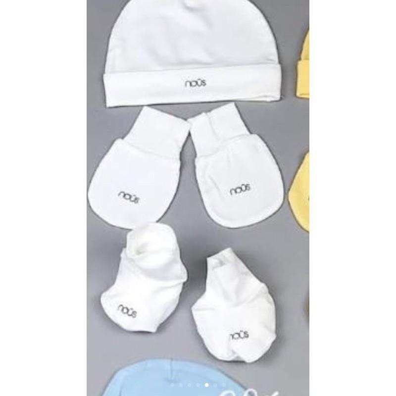 Sét mũ, bao tay, bao chân cho bé sơ sinh!