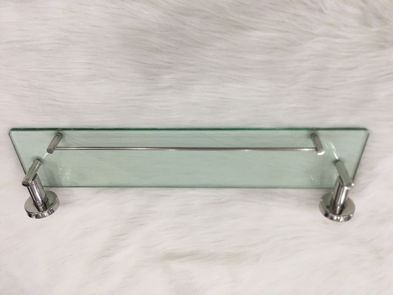 Kệ kính, kệ gương để đồ nhà tắm inox 304 không rỉ, hàng dày đẹp KK105
