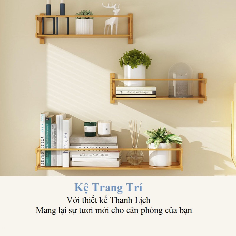 Kệ Gia Vị Nhà Bếp Thông Minh Lắp Ráp SPEVI Được Làm Bằng Gỗ (Có Thể Dán Hoặc Khoan Tùy Ý), Có Thể Dùng Làm Kệ Trang Trí Phòng Khách, Phòng Ngủ - Hàng Chính Hãng