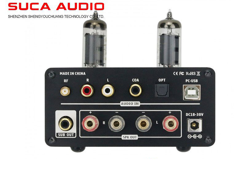 Amply Suca Audio Smart 01 -Tích hợp Giải mã âm thanh + Pre Đèn, công suất 100W/kênh - Hàng chính hãng