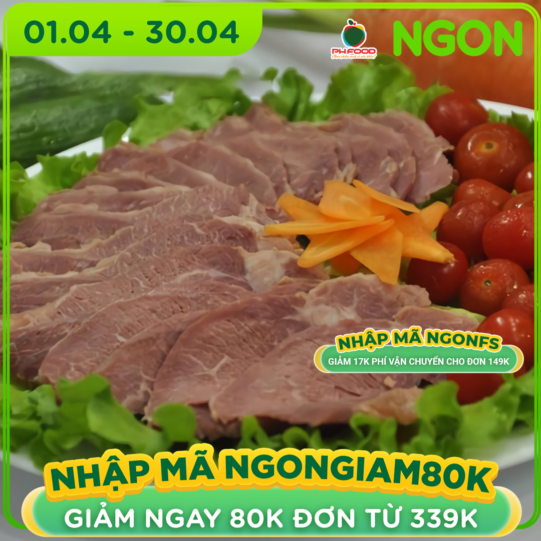 - Bắp Bò Ủ Muối Xông Khói Ăn Liền - 1Kg
