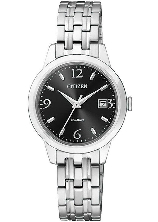 Đồng Hồ Nữ Citizen Dây Thép Không Gỉ EW2230-56E - Mặt Đen (Sapphire)