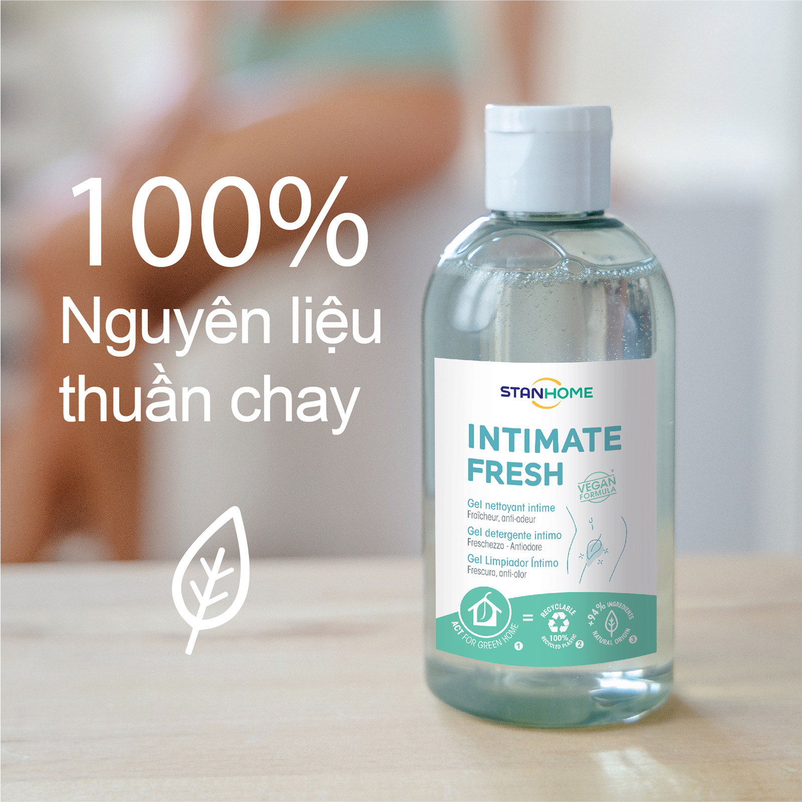 Dung dịch vệ sinh nam, nữ Stanhome Intimate Fresh 200ml/chai