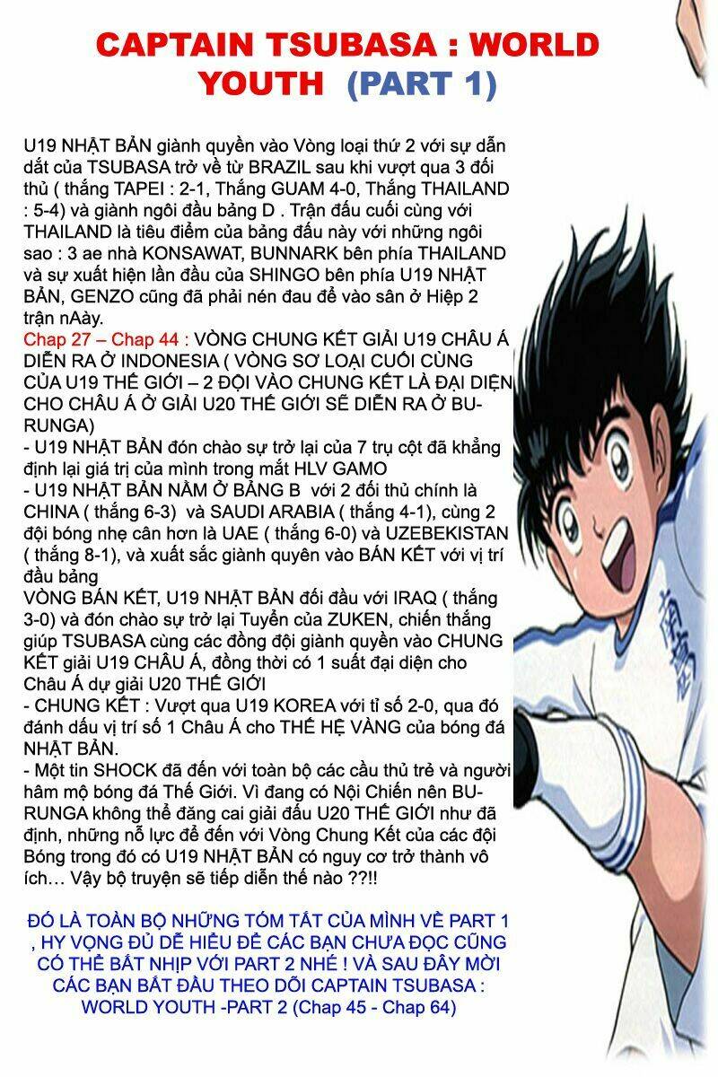 captain tsubasa : world youth (part 2) chapter 1 4