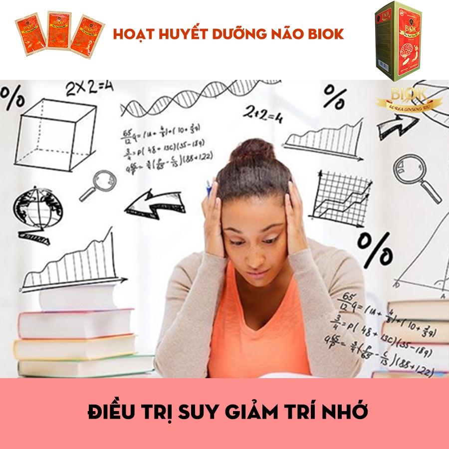 Nước Uống Hoạt Huyết Dưỡng Não BIOK, Giúp Tăng Cường Tuần Hoàn Máu Não