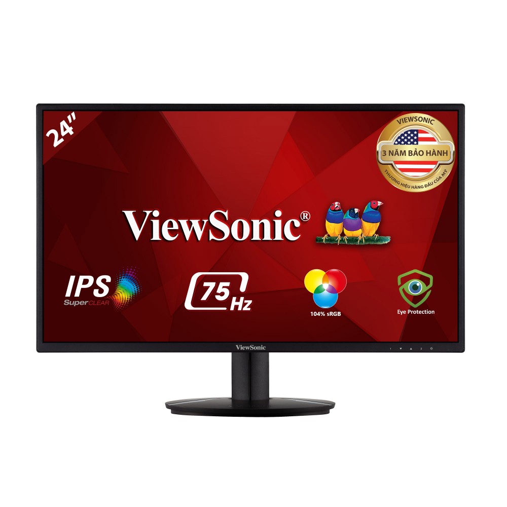 Màn hinh ViewSonic VA2418-SH/ SH-2 24inch FHD IPS - Hàng Chính Hãng