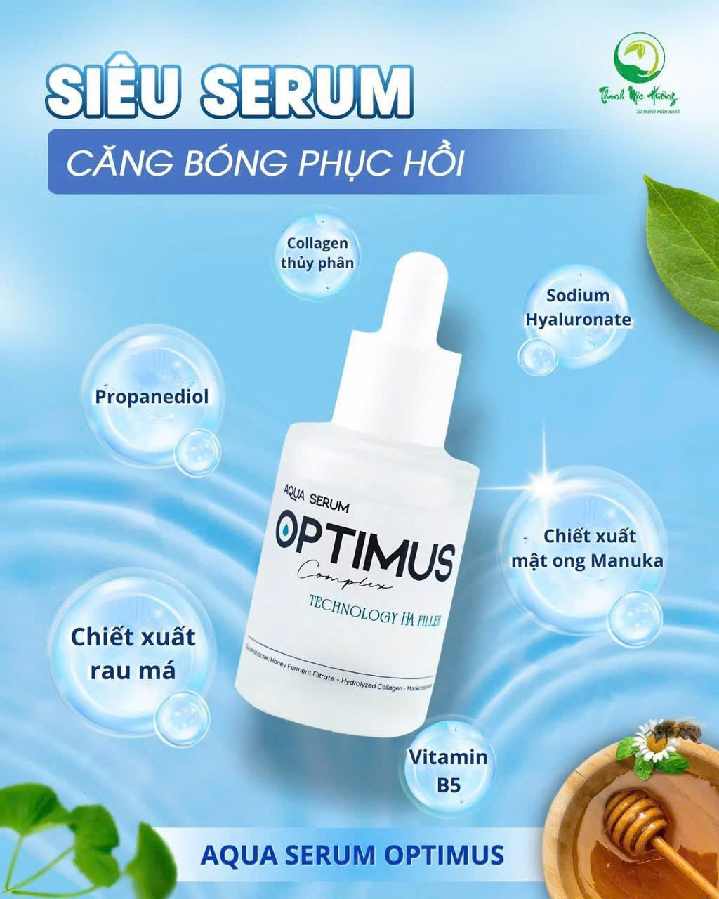 Bộ Mỹ Phẩm Chăm Sóc Da Mềm Mịn Căng Sáng Thanh Mộc Hương Chính Hãng