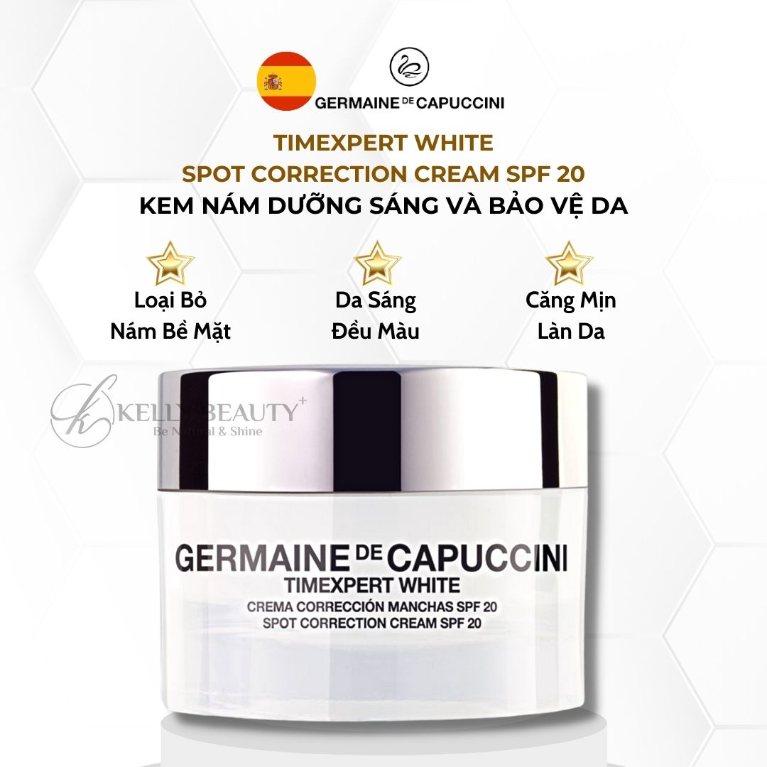 Kem Ngày Sáng Da Mờ Nám Germaine TIMEXPERT WHITE Spot Correction Cream SPF20 | Kelly Beauty