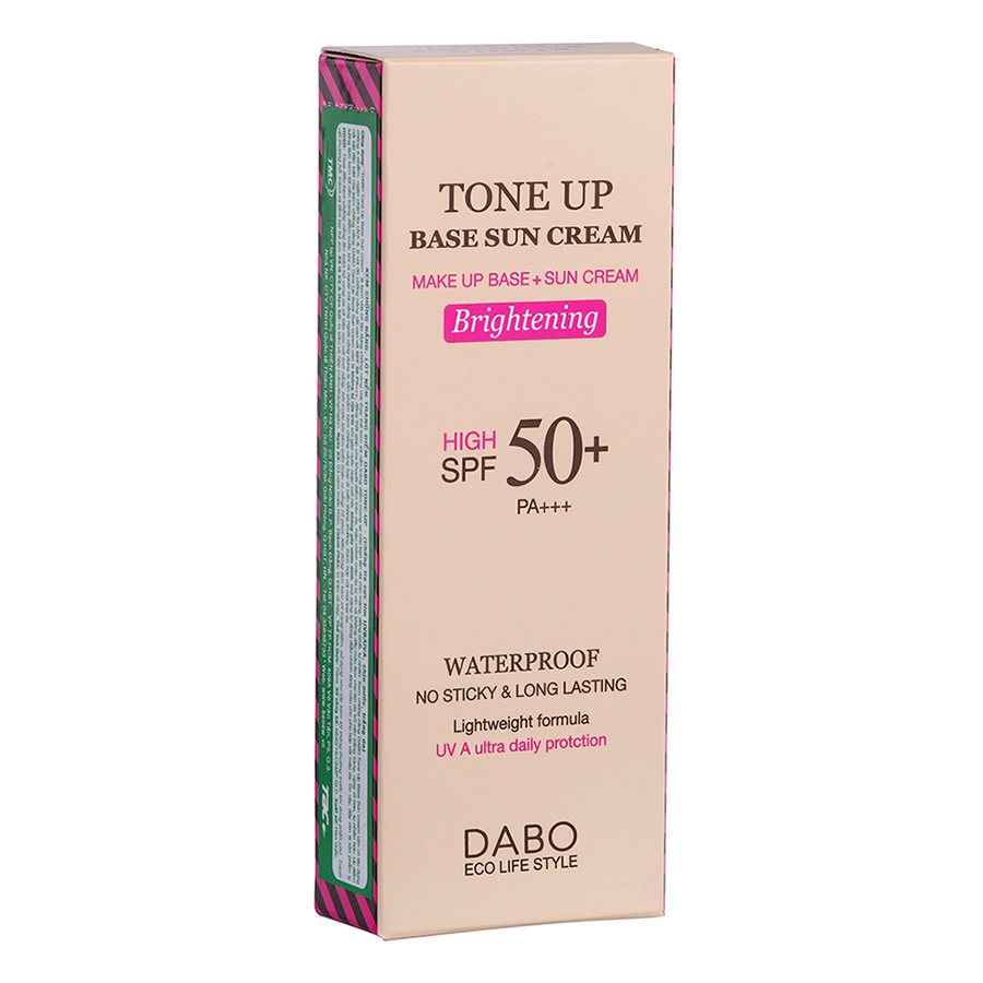 Kem Chống Nắng Lót Nền Trang Điểm Dabo Tone-Up 8809351955661 SPF 50 PA+++ (70ml)