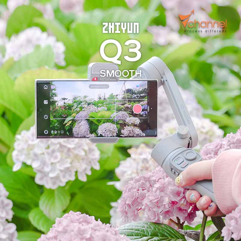 Gimbal chống rung Zhiyun Smooth Q3 - Hàng chính hãng - [Tặng kèm nón Drone]